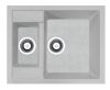 Кухонна мийка Adamant DUPLEX old stone 610x495x200 мм, з додатковою чашею