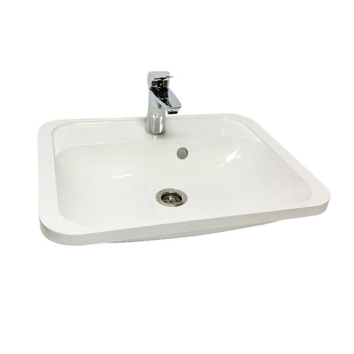 Умивальник врізний Adamant OPTION 550х430 Classic white-01