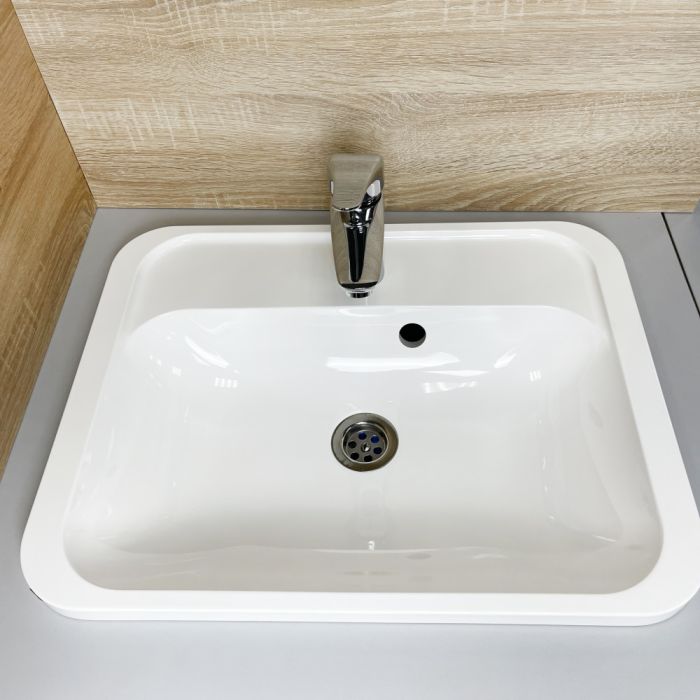 Умивальник врізний Adamant OPTION 550х430 Classic white-01