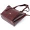 Women's bag KARYA 20835 leather burgundy