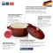 Каструля чавунна з кришкою KELA Calido червона 21 см 2,5 л (11940)