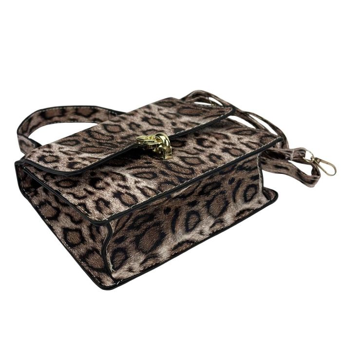 Стильное кроссбоди эко-кожа лео Lilly P1-369-9075LB коричневое