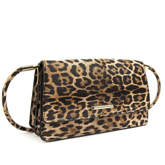 Кросбоді з клапаном з еко-шкіри Lilly P2-8208LB коричнева