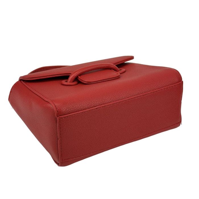 Мини-сумочка через плечо из экокожи Lilly P2-8579R красная