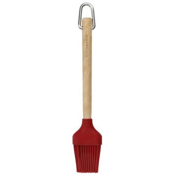Пензлик кулінарний KitchenAid Coreline, 30,6 см, береза, червоний (KQR753OHERE)