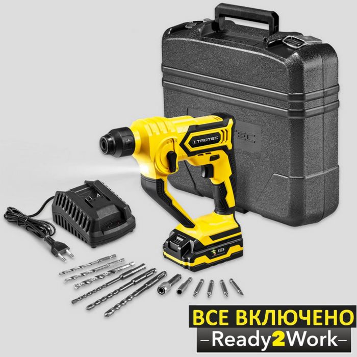 Перфоратор аккумуляторный Trotec PRDS 10-20V + кейс (4415000201)