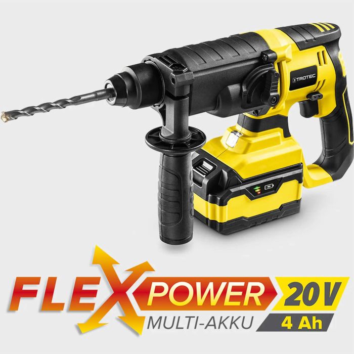 Перфоратор аккумуляторный Trotec PRDS 20-20V + кейс (4415000210)