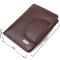 Практичне жіноче портмоне середнього розміру з натуральної шкіри Canpellini 21808 коричневе