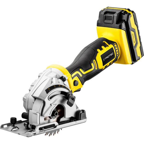 Пила циркулярная аккумуляторная мини Trotec PCSS 05-20V + кейс (4430000105)