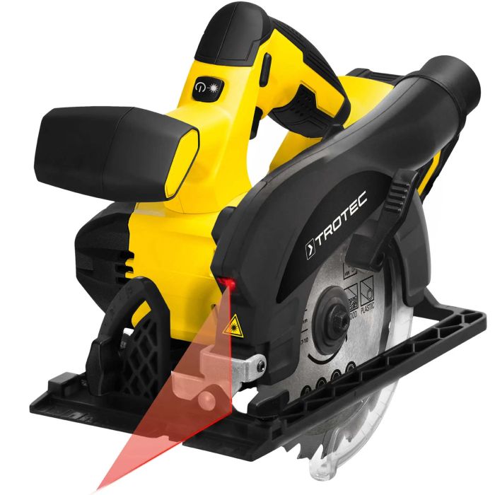 Пила циркулярная аккумуляторная Trotec PCSS 10-20V + кейс (4430000110)