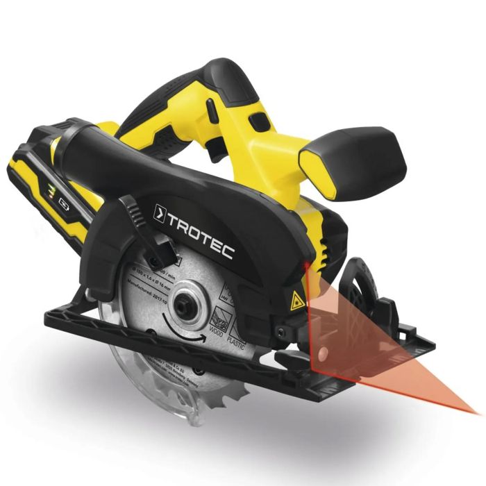 Пила циркулярная аккумуляторная Trotec PCSS 10-20V + кейс (4430000110)