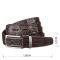 Ремень-автомат из натуральной кожи крокодила коричневый CROCODILE LEATHER 18171