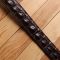 Ремінь-автомат з натуральної шкіри крокодила (каймана) коричневий CROCODILE LEATHER 18235