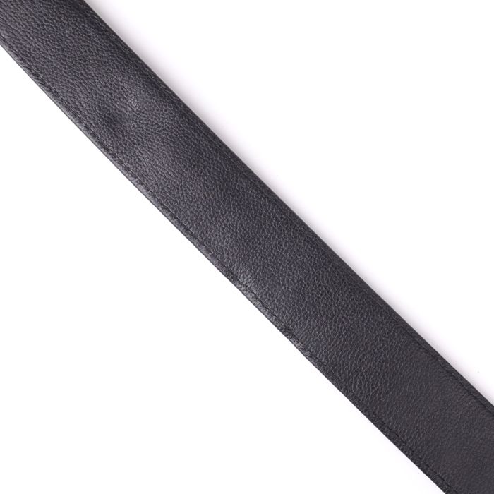 Ремінь-автомат CROCODILE LEATHER 18236 з натуральної шкіри крокодила (каймана) чорний