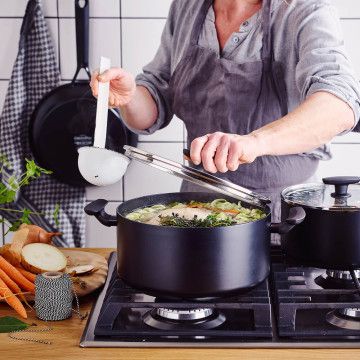 Каструля з кришкою GreenPan Smart 24 см 5,1 л з керамічним покриттям (CC005195-001)