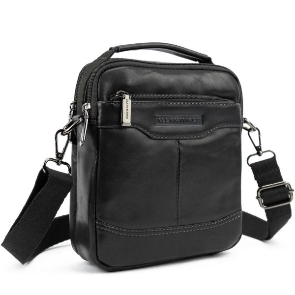 Невелика чоловіча сумка-барсетка з ручкою Ruff Ryder RR-4270A чорна