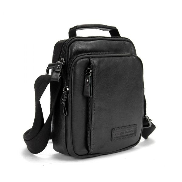 Месенджер чорний шкіряний Ruff Ryder RR-9107A