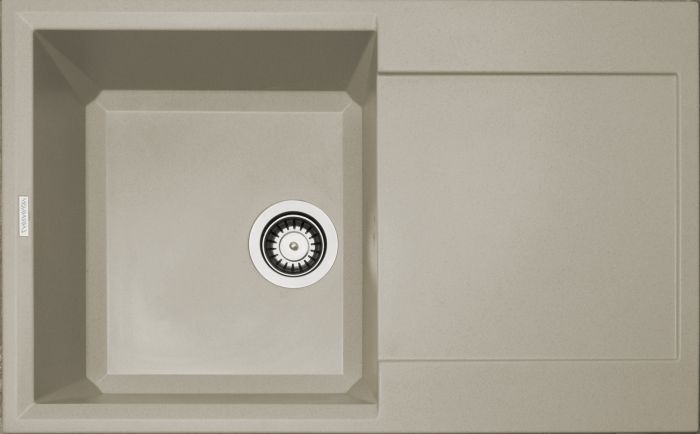 Кухонная мойка Adamant HORIZON сахара 780x495x230 мм, с крылом
