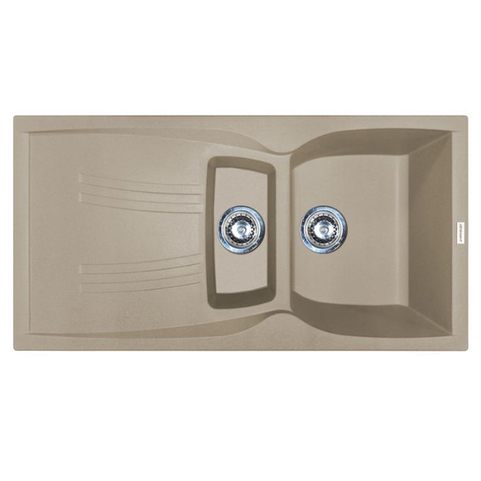 Кухонна мийка Adamant NEW LINE PLUS сахара 975x495x235 мм, з крилом