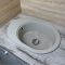 Кухонная мойка Adamant OVALE сахара 610x420x180 мм, с крылом