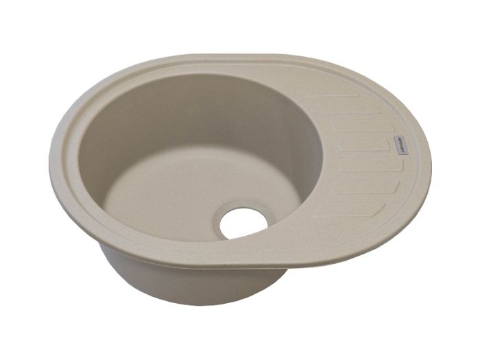 Кухонная мойка Adamant OVUM сахара 615x495x200 мм, с крылом