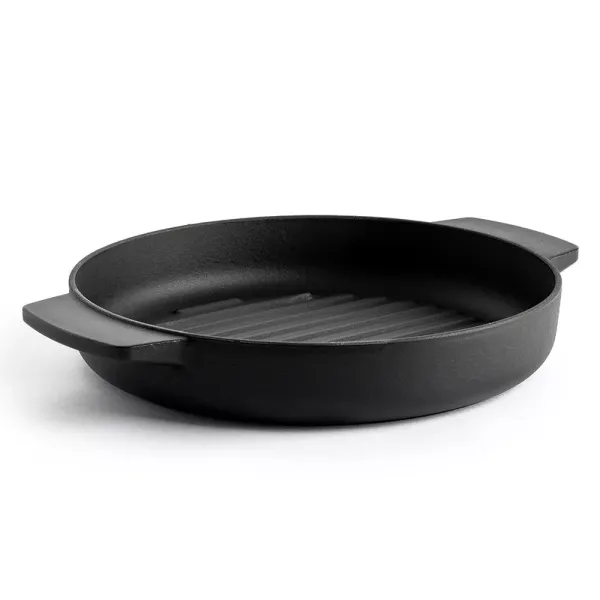 Сковорода-гриль чавунна KitchenAid Matte Oven-to-table, 26 см (CC004600-001)