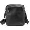 Мужская черная кожаная сумка через плечо Tiding Bag SM8-9686-4A