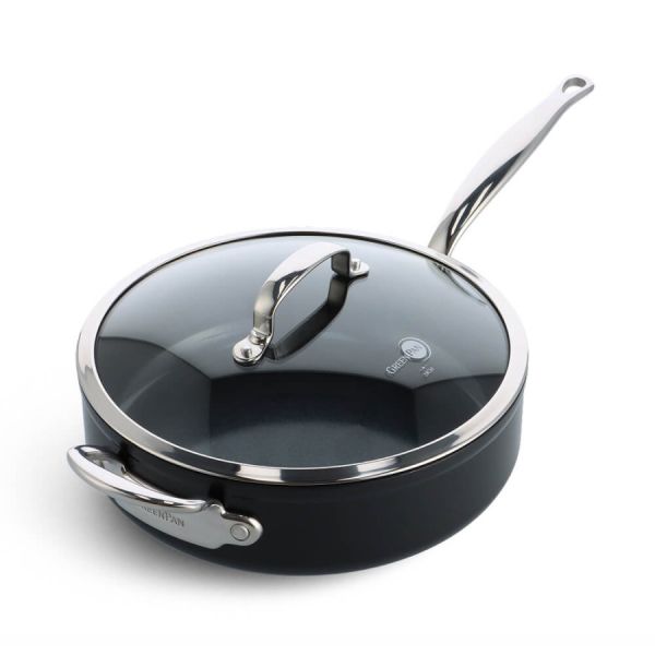 Сотейник з кришкою GreenPan Barcelona Pro 28 см 4,6 л з керамічним покриттям (CC005328-001)