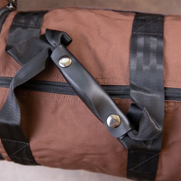 Спортивна сумка текстильна 20643 Vintage коричнева