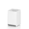 Стакан для зубних щіток KELA Cube, білий, 7х7х11 см (23692)
