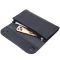 Stylish men's clutch made of genuine leather Grande Pelle 11427 dark blue