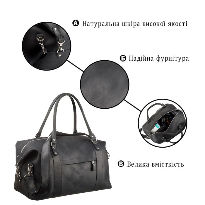 Сумка дорожная SHVIGEL 15302 черная