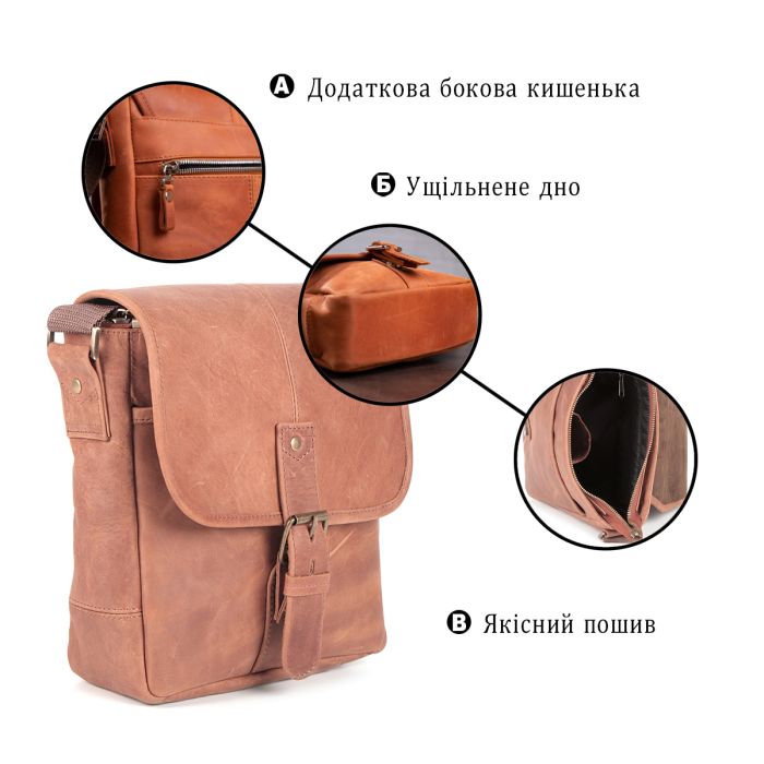 Сумка SHVIGEL 00883 коричнева