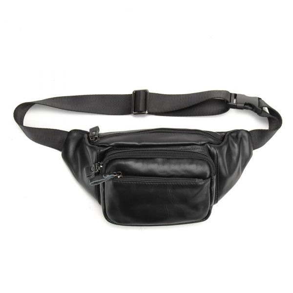 Сумка на пояс з телячої шкіри Tiding Bag t0186A