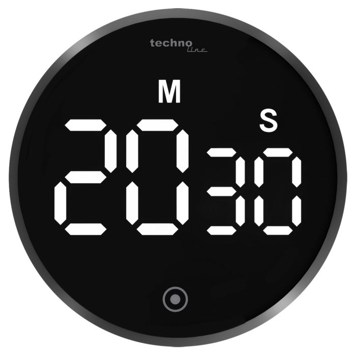 Таймер кухонний Technoline KT600 Magnetic Touchscreen Black (KT600)