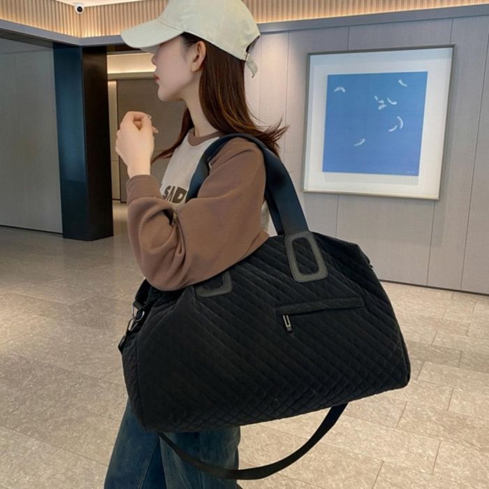 Текстильна містка сумка жіноча текстиль Confident TB1-T-263A чорна