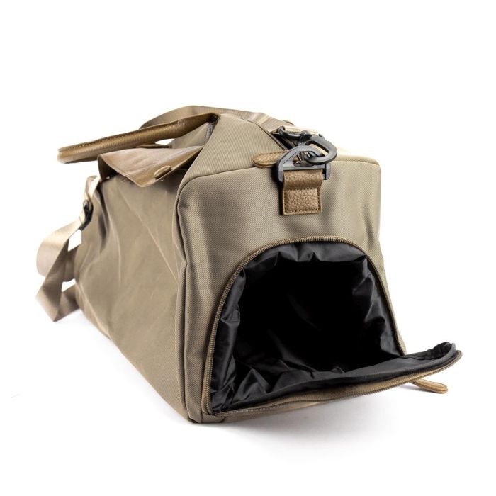 Дорожня невелика сумка із тканини Confident TB1-T-5055C коричнева