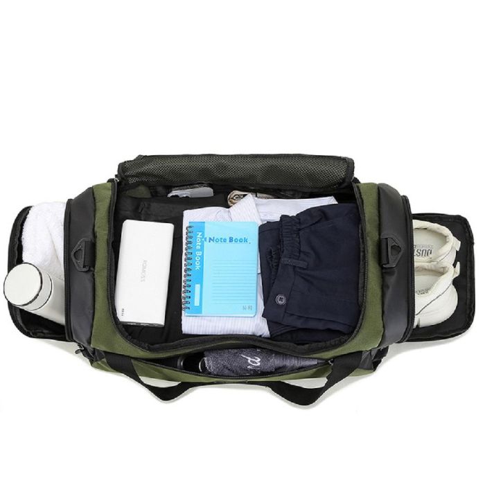 Дорожня міцна текстильна сумка Confident TB7-T-2902GR зелена