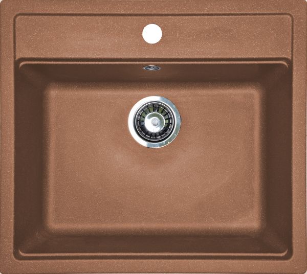 Кухонна мийка Adamant STEP terra-cotta 565x500x190 мм, без крила