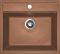 Кухонная мойка Adamant STEP terra-cotta 565x500x190 мм, без крыла