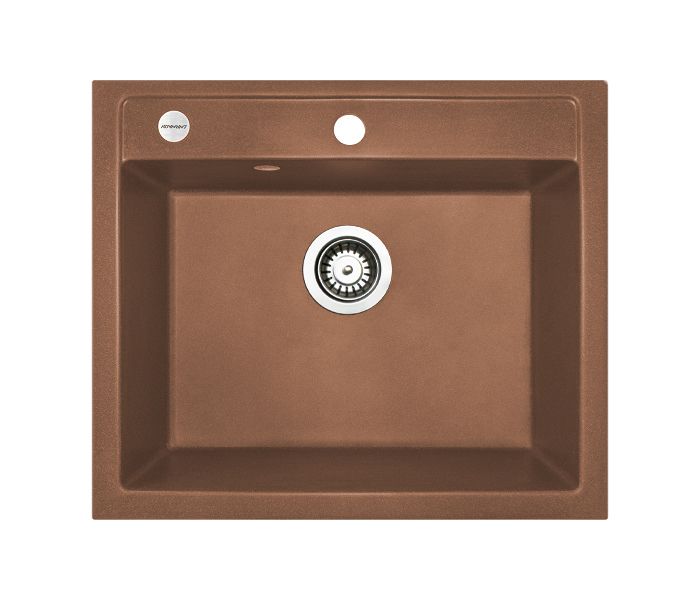 Кухонна мийка Adamant PRIZMA terra-cotta 590x495x200 мм, без крила