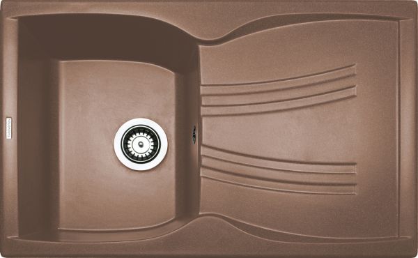 Кухонна мийка Adamant NEW LINE terra-cotta 780x495x235 мм, з крилом