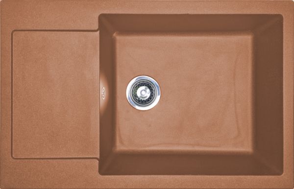 Кухонна мийка Adamant GENERAL terra-cotta 775x495x200 мм, з крилом