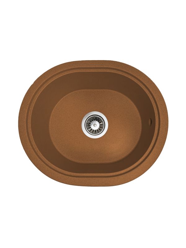 Кухонная мойка Adamant CIRCUM terra-cotta 500x425x180 мм, без крыла