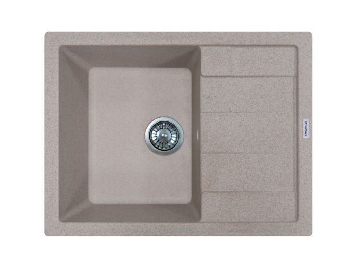 Кухонная мойка Adamant ANILA terra 645x495x200 мм, с крылом