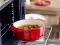 Каструля чавунна з кришкою KitchenAid 22 см 3,3 л червона (CC006057-001)