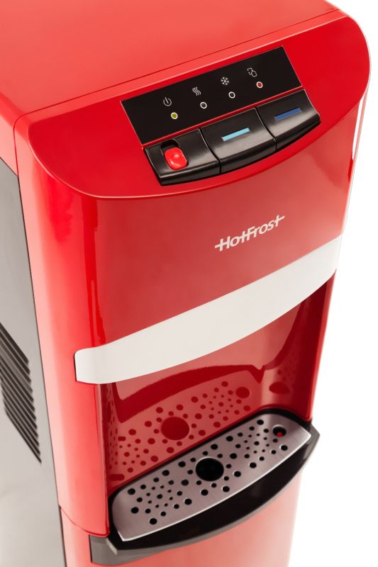 Кулер компрессорный для воды с нижней загрузкой HotFrost 45A Red