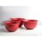 Набір мисок для змішування KitchenAid Universal, 3 шт,  2,4/3,3/4,3 л, червоний (KQG175OSERE)