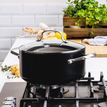 Кастрюля с крышкой GreenPan Copenhagen 24 см 4,9 л с керамическим покрытием (CC003346-001)