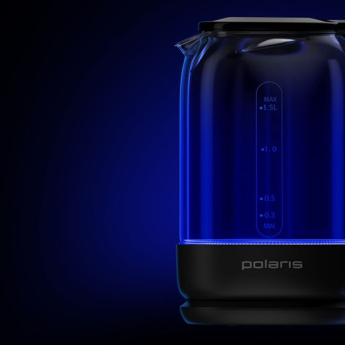Електрочайник POLARIS PWK 17107CGLD WIFI IQ Home Чорний